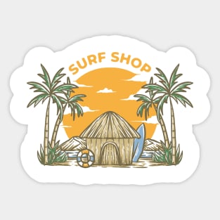 Surf Shop - Summer Vibes Sticker
